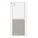 Lutron PJ2-2B-GWG-L01 Lutron Pico Wireless Control - 2-Button - White / Gray