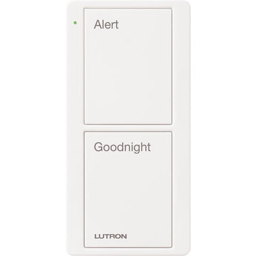 Lutron PJ2-2B-GWH-P02 Lutron Pico Wireless Control - 2-Button Bedroom Scene - White