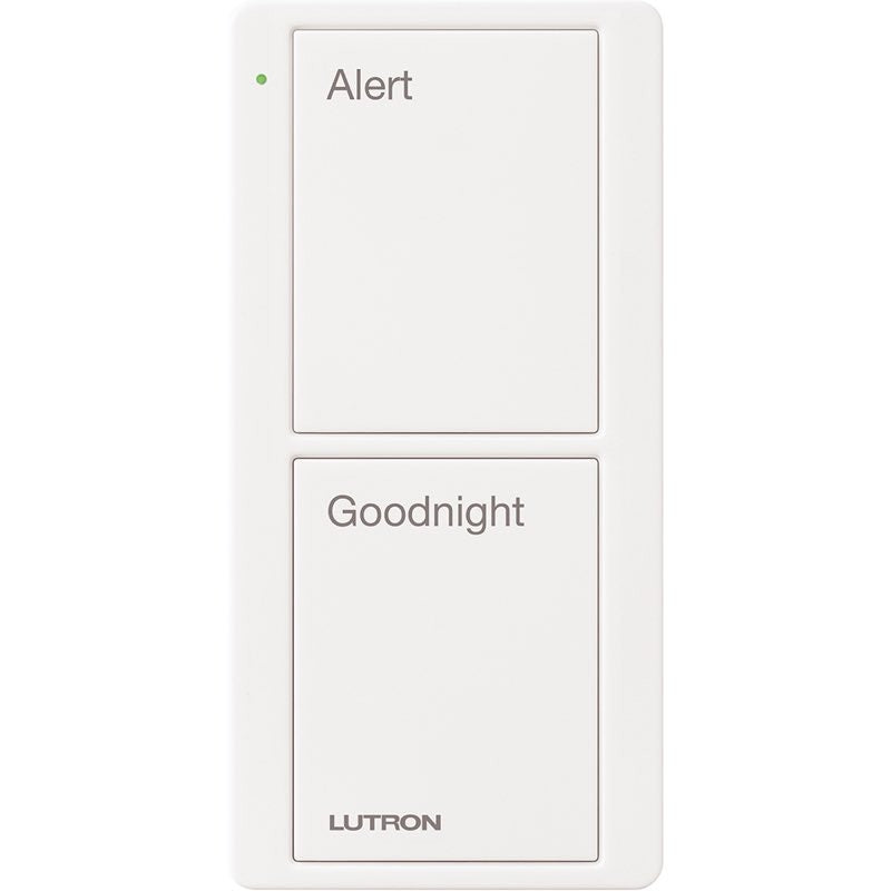 Lutron PJ2-2B-GWH-P02 Lutron Pico Wireless Control - 2-Button Bedroom Scene - White