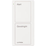 Lutron PJ2-2B-GWH-P02 Lutron Pico Wireless Control - 2-Button Bedroom Scene - White