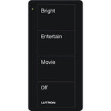 Lutron PJ2-4B-GBL-P01 Lutron Pico Wireless Control - 4-Button Living/Family Room Scene - Black