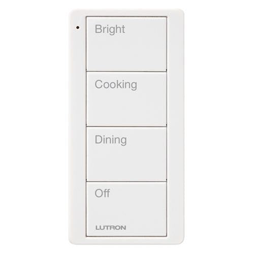 Lutron PJ2-4B-GLA-P02 Lutron Pico Wireless Control - 4-Button Kitchen Scene - Light Almond
