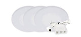 Westgate PL12-3KIT-40K-WH 2W 3 Inch Slim Round Puck Trim Light White Finish 12V 4000K