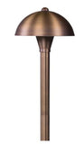 ABBA Lighting USA PLB08 LED Brass Globe Low Voltage Pathway Outdoor Landscape Lighting