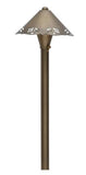 ABBA Lighting USA PLB12 LED Brass Low Voltage Pathway Outdoor Landscape Lighting With ABS Plastic Ground Spike included