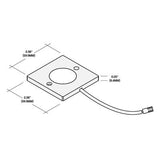 Core Lighting PLC230-BK-WW, LED 3W Ultra Slim LED Puck Light, 12V Black Finish