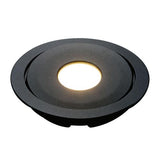 Core Lighting PLC420TL-40K-BK-24V, LED 4.8W Adjustable Puck Light 24V, Color Temperature 4000K Black Finish