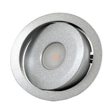 Core Lighting PLC420TL-30K-SI-24V, LED 4.8W Adjustable Puck Light 24V, Color Temperature 3000K Silver Finish