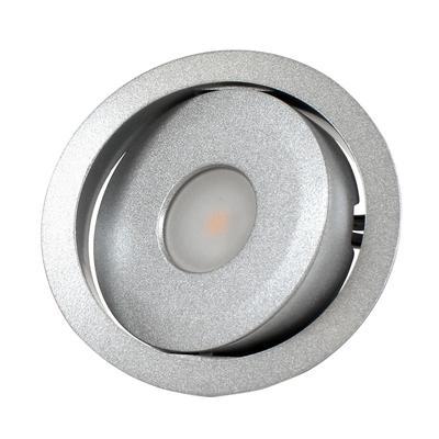 Core Lighting PLC420TL-30K-WH-24V, LED 4.8W Adjustable Puck Light 24V, Color Temperature 3000K White Finish