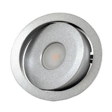 Core Lighting PLC420TL-40K-SI-24V, LED 4.8W Adjustable Puck Light 24V, Color Temperature 4000K Silver Finish