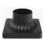 Westgate PML-BASE-BK LED Manufacturing Decorative Pier Mount Base For Post Top Lights Black