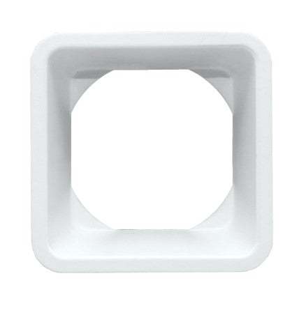 ELCO Lighting PR22W 2 Inches Square Flexa Interchangeable Reflector Trims White Finish