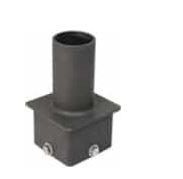 Westgate PSS3SVTZ LED Manufacturing 3 Inch Square Pole Vertical Tenon 3 Inch Bronze Goes On 3 Inch Pole To Accept 2 Inch Slip Fitter