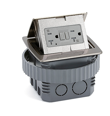 Computer Box Ss Battery Outlet Lew Electric PUFP-CT-SS-PB Countertop Pop Up Box Outlet with GFI ...