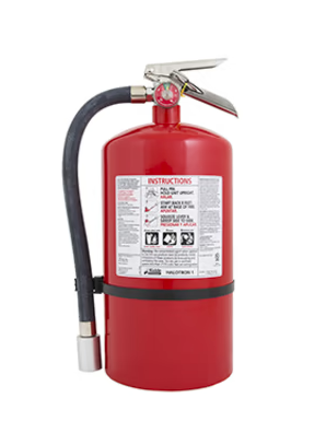 Kidde ProPlus15.5H  Haltron Fire Extinguisher with Wall Hook, Rechargeable