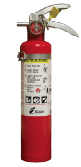Kidde Pro Plus 5 MP Fire Extinguisher W/ Wal hook, Rechargeable