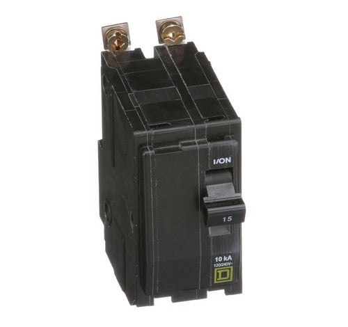 Square D QOB215 15 Amp Miniature Circuit Breaker 10 KA 120~240 VAC ...