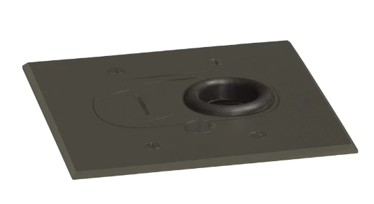 Lew Electric RCFB-1-DBP One Dulpex Screw Plug Cover For RCFB-1 Floor Box, Dark Bronze