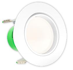 Westgate RDL4-ADJ-MCT5 LED Manufacturing 4 Inch 8W 650Lm Adjustable Multi Color Temperature Recessed Downlight Trim 120V AC