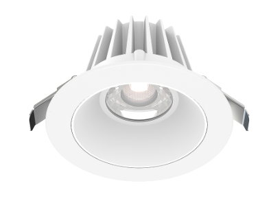 Westgate Lighting RDL4S-SB-MCT5-WH 4" Round LED Snap-In Recessed Light, Wattage 15W, Multi-Color Temperature, White Finish