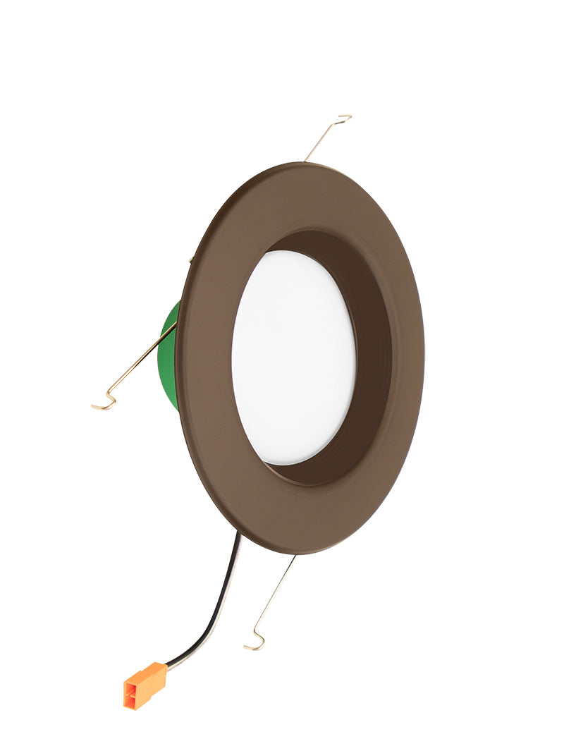 Westgate Lighting RDL6-ST-MCT5-ORB, 6 Inch 14W 1140Lm Recess Trim 2700K/3000K/3500K/4000K/5000K Smooth Energy Star JA8 Oil Rubbed Bronze
