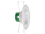 Westgate Lighting RDL6-ST-MCT5, 6 Inch 14W 1140Lm Recess Trim 2700K/3000K/3500K/4000K/5000K Smooth Energy Star JA8