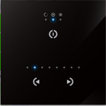 Core Lighting RGB-SGU2 RGB DMX Wall Controller Black Finish