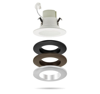 ELCO Lighting RMLD4C 4 Inch Cover Plate Color Trims Chrome Finish