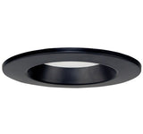 ELCO Lighting RMLD6B 5 Inch or 6 Inch Cover Plate Color Trims Black Finish