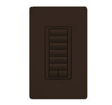 Lutron RRD-H6BRL 450W RadioRA 2 Wall-mount Designer style Hybrid 6-button keypad with raise/lower 120 VAC