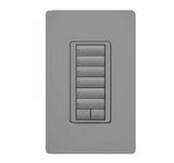 Lutron RRD-H6BRL 450W RadioRA 2 Wall-mount Designer style Hybrid 6-button keypad with raise/lower 120 VAC