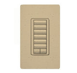 Lutron RRD-H6BRL 450W RadioRA 2 Wall-mount Designer style Hybrid 6-button keypad with raise/lower 120 VAC