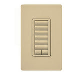 Lutron RRD-H6BRL 450W RadioRA 2 Wall-mount Designer style Hybrid 6-button keypad with raise/lower 120 VAC