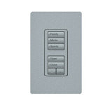 Lutron RRD-W1RLD-TQ RadioRA 2 Wall-mount Designer keypad - dual group 3-button and 2-button with raise/lower 120 VAC