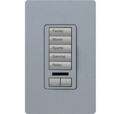 Lutron RRD-W5BRLIR Series RadioRA® 2 Maestro® Wall-Mount Designer Keypad 120 VAC