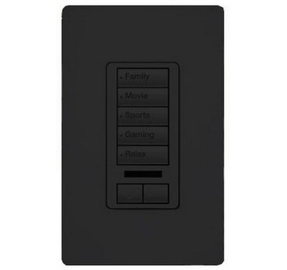 Lutron RRD-W5BRLIR Series RadioRA® 2 Maestro® Wall-Mount Designer Keypad 120 VAC