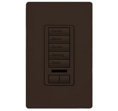 Lutron RRD-W5BRLIR Series RadioRA® 2 Maestro® Wall-Mount Designer Keypad 120 VAC