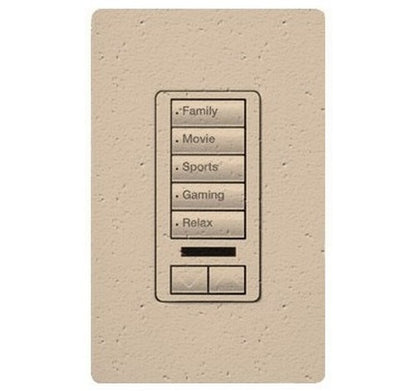 Lutron RRD-W5BRLIR Series RadioRA® 2 Maestro® Wall-Mount Designer Keypad 120 VAC