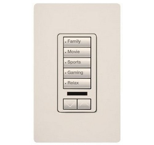 Lutron RRD-W5BRLIR Series RadioRA® 2 Maestro® Wall-Mount Designer Keypad 120 VAC