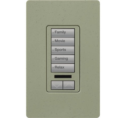 Lutron RRD-W5BRLIR Series RadioRA® 2 Maestro® Wall-Mount Designer Keypad 120 VAC