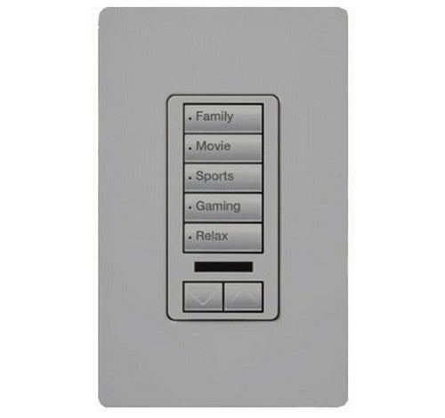 Lutron RRD-W5BRLIR Series RadioRA® 2 Maestro® Wall-Mount Designer Keypad 120 VAC