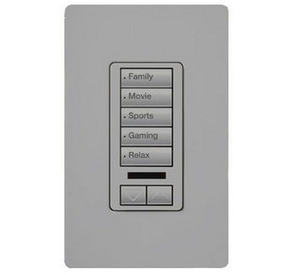 Lutron RRD-W5BRLIR Series RadioRA® 2 Maestro® Wall-Mount Designer Keypad 120 VAC