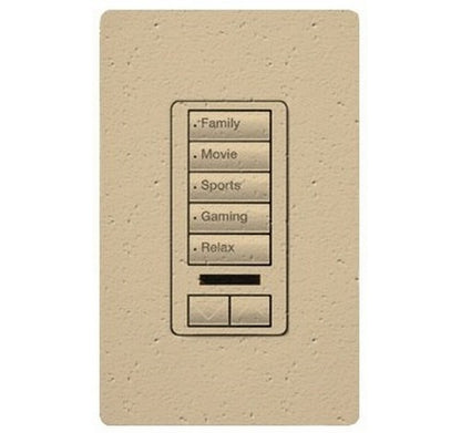 Lutron RRD-W5BRLIR Series RadioRA® 2 Maestro® Wall-Mount Designer Keypad 120 VAC
