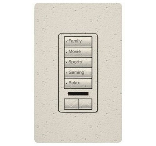 Lutron RRD-W5BRLIR Series RadioRA® 2 Maestro® Wall-Mount Designer Keypad 120 VAC