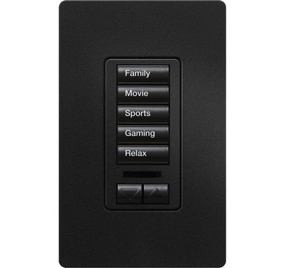 Lutron RRD-W5BRLIR Series RadioRA® 2 Maestro® Wall-Mount Designer Keypad 120 VAC