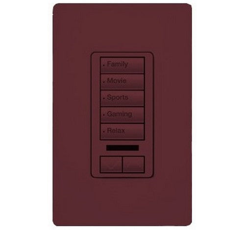 Lutron RRD-W5BRLIR Series RadioRA® 2 Maestro® Wall-Mount Designer Keypad 120 VAC