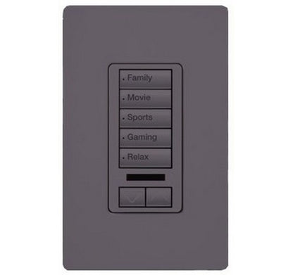 Lutron RRD-W5BRLIR Series RadioRA® 2 Maestro® Wall-Mount Designer Keypad 120 VAC