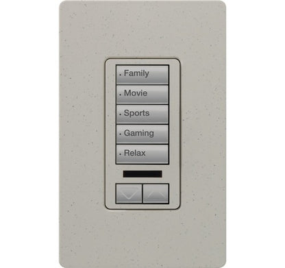 Lutron RRD-W5BRLIR Series RadioRA® 2 Maestro® Wall-Mount Designer Keypad 120 VAC