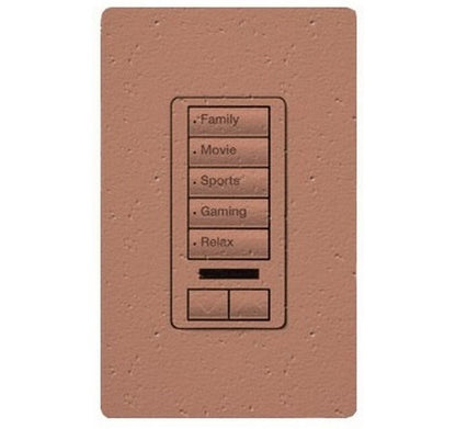 Lutron RRD-W5BRLIR Series RadioRA® 2 Maestro® Wall-Mount Designer Keypad 120 VAC