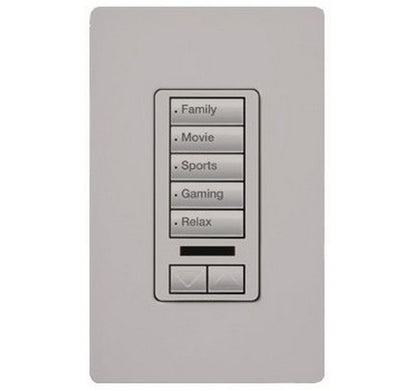 Lutron RRD-W5BRLIR Series RadioRA® 2 Maestro® Wall-Mount Designer Keypad 120 VAC